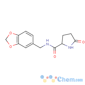 CAS No:1009237-29-9 N-(1,3-benzodioxol-5-ylmethyl)-5-oxopyrrolidine-2-carboxamide