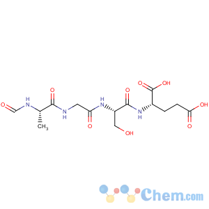 CAS No:100929-80-4 L-Glutamic acid,N-formyl-L-alanylglycyl-L-seryl- (9CI)