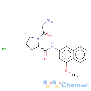 CAS No:100929-90-6 L-Prolinamide,glycyl-N-(4-methoxy-2-naphthalenyl)-, monohydrochloride (9CI)