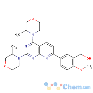 CAS No:1009298-09-2 [5-[2,4-bis[(3S)-3-methylmorpholin-4-yl]pyrido[2,<br />3-d]pyrimidin-7-yl]-2-methoxyphenyl]methanol