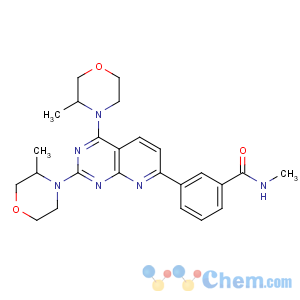 CAS No:1009298-59-2 3-[2,4-bis[(3S)-3-methylmorpholin-4-yl]pyrido[2,<br />3-d]pyrimidin-7-yl]-N-methylbenzamide