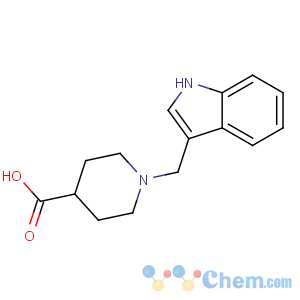 CAS No:100957-76-4 1-(1H-indol-3-ylmethyl)piperidine-4-carboxylic acid