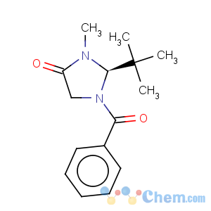 CAS No:101055-57-6 4-Imidazolidinone,1-benzoyl-2-(1,1-dimethylethyl)-3-methyl-, (2R)-