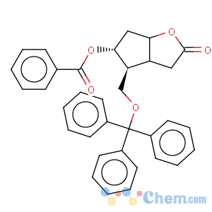 CAS No:101208-17-7 2H-Cyclopenta[b]furan-2-one,5-(benzoyloxy)hexahydro-4-[(triphenylmethoxy)methyl]-, (3aR,4S,5R,6aS)-(-)-3-OXO-6-BETA-TRITYLOXYMETHYL-7-ALPHA-- BENZOYL-OXY-2-OXABICYCLO3.3.0aOCTANE2H-Cyclopenta[b]furan-2-one,5-(benzoyloxy)hexahydro-4-[(triphenylmethoxy)methyl]-, (3aR,4S,5R,6aS)-(-)-3-OXO-6-BETA-TRITYLOXYMETHYL-7-ALPHA-- BENZOYL-OXY-2-OXABICYCLO3.3.0aOCTANE