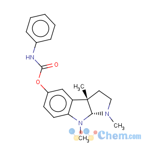 CAS No:101246-66-6 Pyrrolo[2,3-b]indol-5-ol,1,2,3,3a,8,8a-hexahydro-1,3a,8-trimethyl-, 5-(N-phenylcarbamate), (3aS,8aR)-