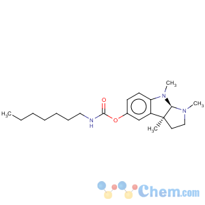 CAS No:101246-68-8 Carbamic acid,N-heptyl-,(3aS,8aR)-1,2,3,3a,8,8a-hexahydro-1,3a,8-trimethylpyrrolo[2,3-b]indol-5-ylester