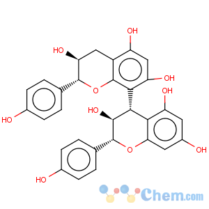CAS No:101339-37-1 (2R,2'R,3S,3'S,4S)-2,2'-bis(4-hydroxyphenyl)-3,3',4,4'-tetrahydro-2H,2'H-4,8'-bichromene-3,3',5,5',7,7'-hexol