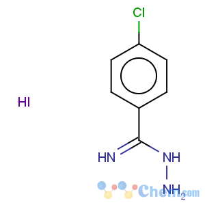 CAS No:101339-66-6 Benzenecarboximidicacid, 4-chloro-, hydrazide, hydriodide (1:1)