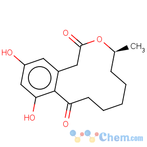 CAS No:10140-70-2 2H-3-Benzoxacyclododecin-2,10(1H)-dione,4,5,6,7,8,9-hexahydro-11,13-dihydroxy-4-methyl-, (4S)-