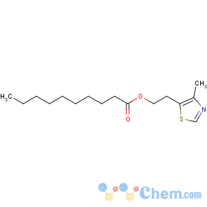 CAS No:101426-31-7 2-(4-methyl-1,3-thiazol-5-yl)ethyl decanoate