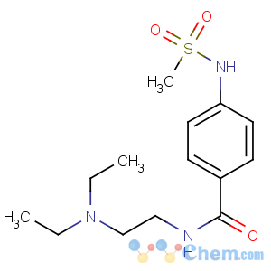 CAS No:101526-83-4 N-[2-(diethylamino)ethyl]-4-(methanesulfonamido)benzamide