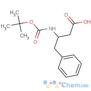 CAS No:101555-61-7 (3R)-3-[(2-methylpropan-2-yl)oxycarbonylamino]-4-phenylbutanoic acid