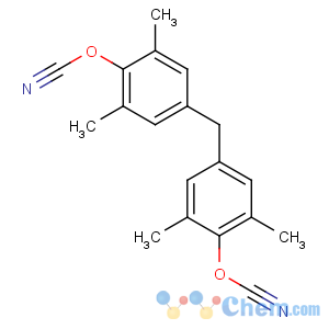 CAS No:101657-77-6 [4-[(4-cyanato-3,5-dimethylphenyl)methyl]-2,6-dimethylphenyl] cyanate