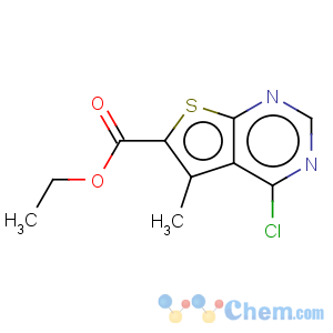CAS No:101667-98-5 Thieno[2,3-d]pyrimidine-6-carboxylicacid, 4-chloro-5-methyl-, ethyl ester