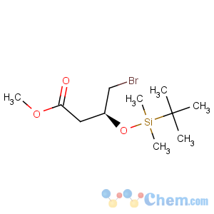 CAS No:101703-35-9 Butanoic acid,4-bromo-3-[[(1,1-dimethylethyl)dimethylsilyl]oxy]-, methyl ester, (3S)-