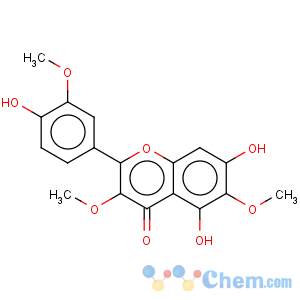 CAS No:10173-01-0 4H-1-Benzopyran-4-one,5,7-dihydroxy-2-(4-hydroxy-3-methoxyphenyl)-3,6-dimethoxy-
