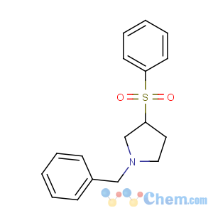 CAS No:101767-83-3 3-(benzenesulfonyl)-1-benzylpyrrolidine