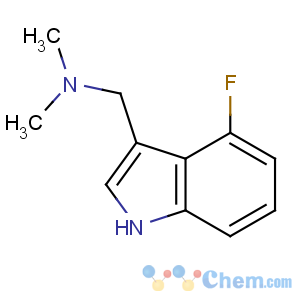 CAS No:101909-46-0 1-(4-fluoro-1H-indol-3-yl)-N,N-dimethylmethanamine