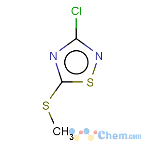 CAS No:10191-90-9 1,2,4-Thiadiazole,3-chloro-5-(methylthio)-