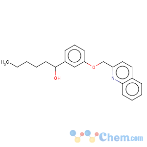 CAS No:101910-24-1 Benzenemethanol, a-pentyl-3-(2-quinolinylmethoxy)-