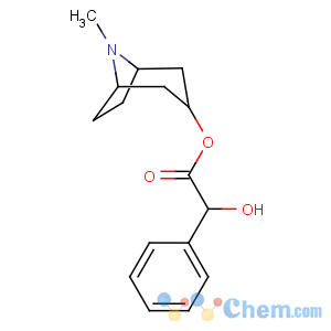 CAS No:101968-73-4 (8-methyl-8-azabicyclo[3.2.1]octan-3-yl) 2-hydroxy-2-phenylacetate
