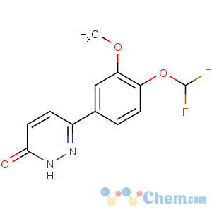 CAS No:101975-10-4 3-[4-(difluoromethoxy)-3-methoxyphenyl]-1H-pyridazin-6-one