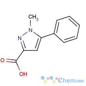 CAS No:10199-53-8 1-methyl-5-phenylpyrazole-3-carboxylic acid