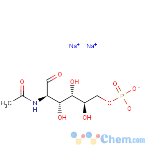 CAS No:102029-88-9 D-Glucopyranose,2-(acetylamino)-2-deoxy-, 6-(dihydrogen phosphate), disodium salt (9CI)