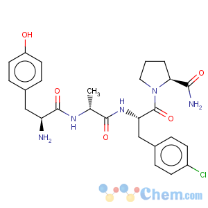 CAS No:102029-97-0 L-Prolinamide,L-tyrosyl-D-alanyl-4-chloro-L-phenylalanyl- (9CI)
