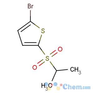 CAS No:1020743-47-8 2-bromo-5-propan-2-ylsulfonylthiophene