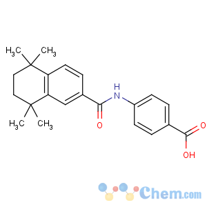 CAS No:102121-60-8 4-[(5,5,8,8-tetramethyl-6,7-dihydronaphthalene-2-carbonyl)amino]benzoic<br />acid