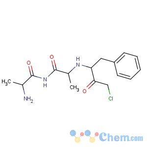 CAS No:102129-66-8 L-Alaninamide,L-alanyl-N-[(1S)-3-chloro-2-oxo-1-(phenylmethyl)propyl]-