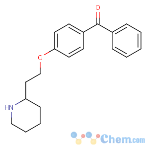 CAS No:102156-42-3 phenyl-[4-(2-piperidin-2-ylethoxy)phenyl]methanone