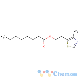 CAS No:102175-98-4 2-(4-methyl-1,3-thiazol-5-yl)ethyl octanoate