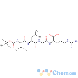 CAS No:102185-55-7 L-Arginine,N-[(1,1-dimethylethoxy)carbonyl]-L-valyl-L-leucylglycyl- (9CI)