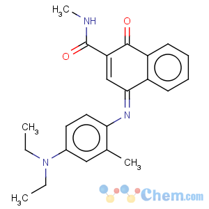 CAS No:102187-53-1 2-Naphthalenecarboxamide,4-[[4-(diethylamino)-2-methylphenyl]imino]-1,4-dihydro-N-methyl-1-oxo-