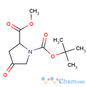 CAS No:102195-80-2 1-O-tert-butyl 2-O-methyl (2S)-4-oxopyrrolidine-1,2-dicarboxylate