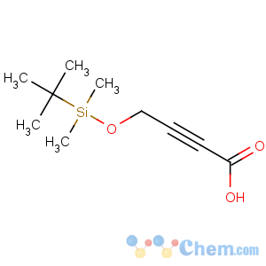 CAS No:102245-65-8 4-[tert-butyl(dimethyl)silyl]oxybut-2-ynoic acid