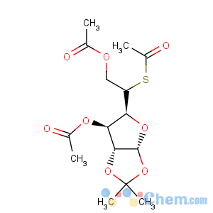 CAS No:10227-17-5 a-D-Glucofuranose,1,2-O-(1-methylethylidene)-5-thio-, triacetate (9CI)