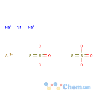 CAS No:10233-88-2 Thiosulfuric acid(H2S2O3), gold(1+) sodium salt (2:1:3)