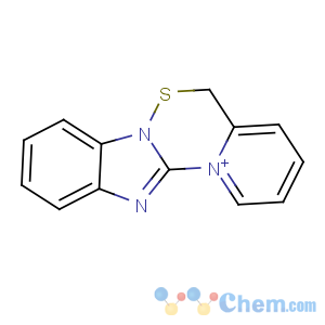 CAS No:102332-89-8 5H-Pyrido[1',2':4,5][1,2,4]thiadiazino[2,3-a]benzimidazol-13-ium(9CI)