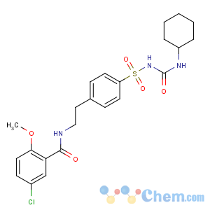 CAS No:10238-21-8 5-chloro-N-[2-[4-(cyclohexylcarbamoylsulfamoyl)phenyl]ethyl]-2-<br />methoxybenzamide
