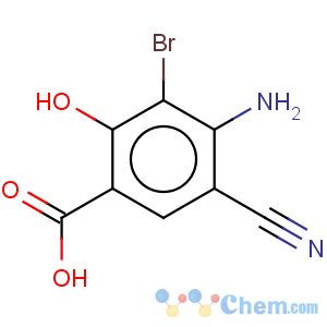 CAS No:102569-25-5 4-Amino-3-bromo-5-cyano-2-hydroxy-benzoic acid