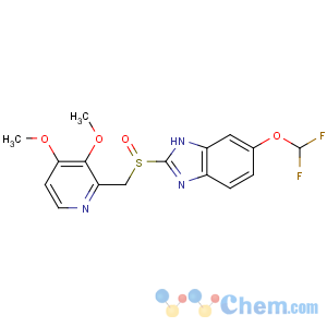 CAS No:102625-70-7 6-(difluoromethoxy)-2-[(3,<br />4-dimethoxypyridin-2-yl)methylsulfinyl]-1H-benzimidazole