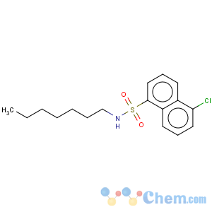 CAS No:102649-79-6 1-Naphthalenesulfonamide,5-chloro-N-heptyl-