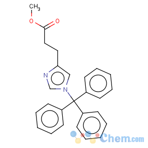 CAS No:102676-60-8 1H-Imidazole-4-propanoicacid, 1-(triphenylmethyl)-, methyl ester