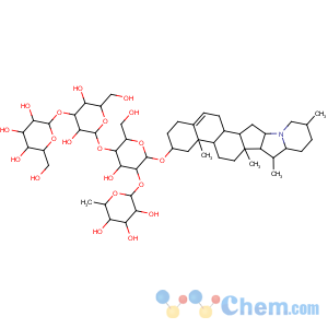 CAS No:102728-60-9 b-D-Glucopyranoside, (3b)-solanid-5-en-3-yl O-6-deoxy-a-L-mannopyranosyl-(1®