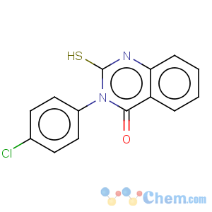 CAS No:1028-40-6 4(1H)-Quinazolinone,3-(4-chlorophenyl)-2,3-dihydro-2-thioxo-