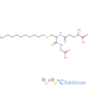 CAS No:102814-04-0 2-amino-5-[[1-(carboxymethylamino)-3-decylsulfanyl-1-oxopropan-2-yl]<br />amino]-5-oxopentanoic acid