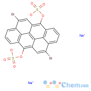 CAS No:10290-03-6 Dibenzo[def,mno]chrysene-6,12-diol,4,10-dibromo-, 6,12-bis(hydrogen sulfate), sodium salt (1:2)